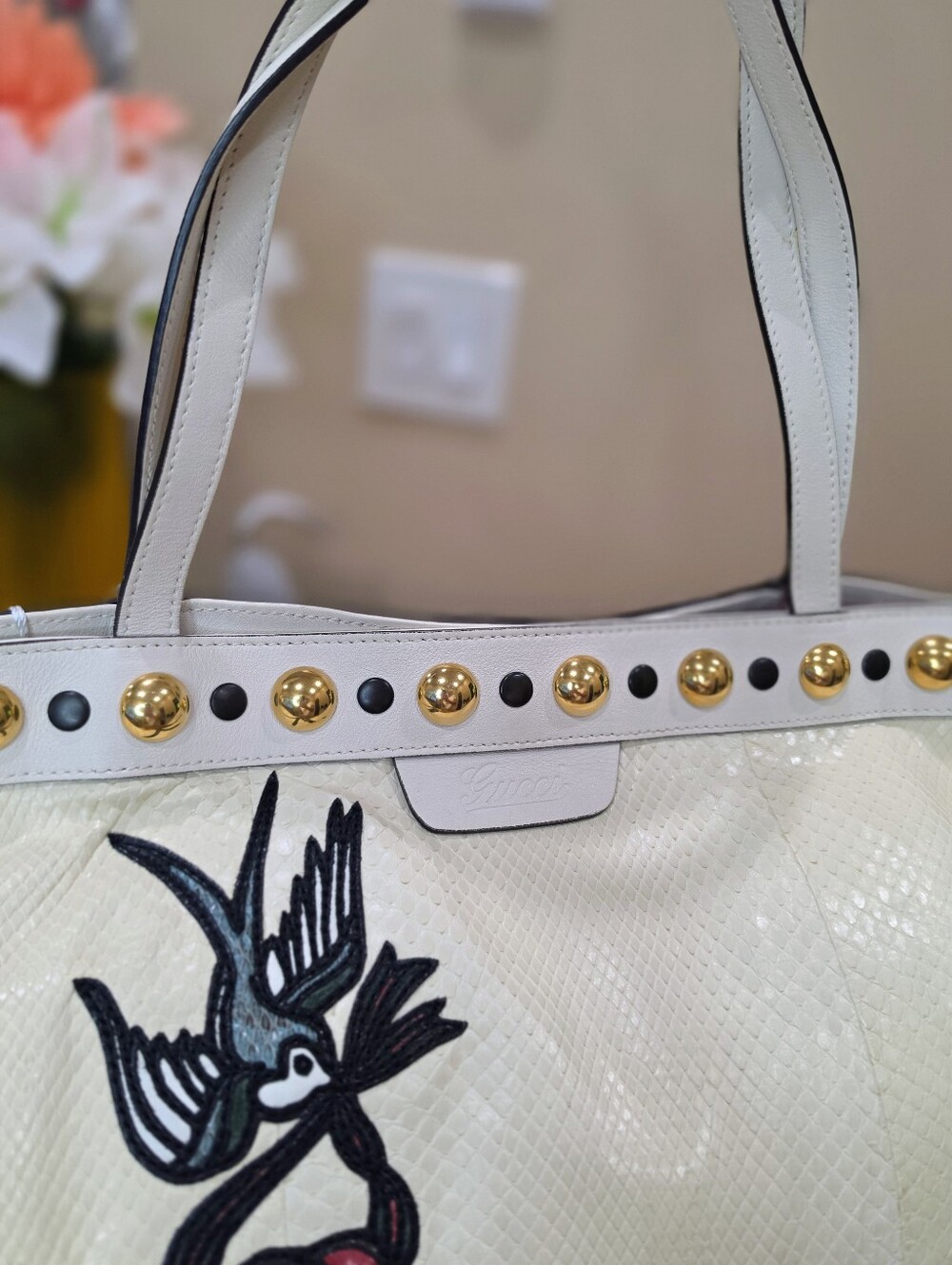 Gucci Tattoo Babouska Python XL Tote - Picture 3 of 16